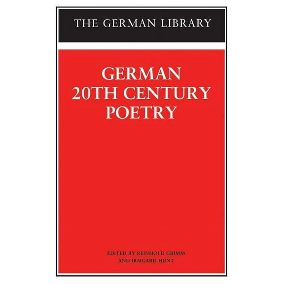German Library German 20th-Century Poetry, (Paperback)