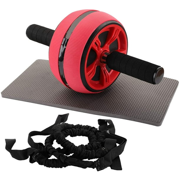 HTAIGUO Ab Roller for Abs Workout, Wider Ab Wheel Roller with 2 Resistant  Bands, Ab Roller Wheel for Abdominal Exercise, Ab Wheel Roller for Home  Gym, Ab Workout Equipment 