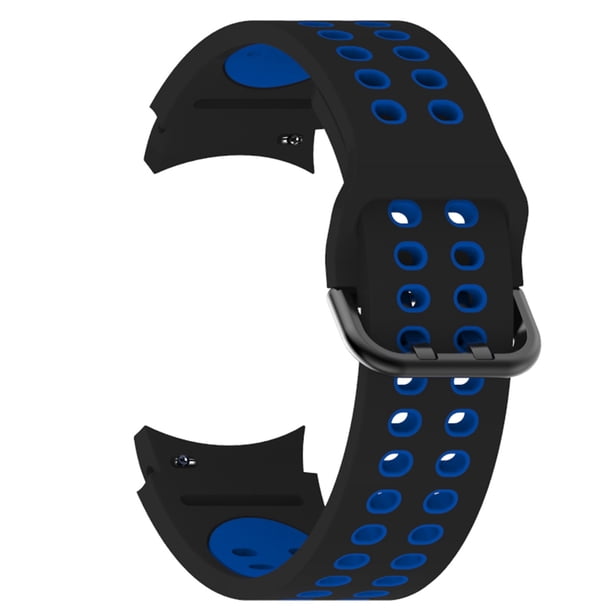 Adecuado para Samsung Galaxy Watch4 / Galaxy Watch4 Classic Smart Warch Pulsera de moda exquisita Pulsera de gel de sílice Correa deportiva de dos tonos