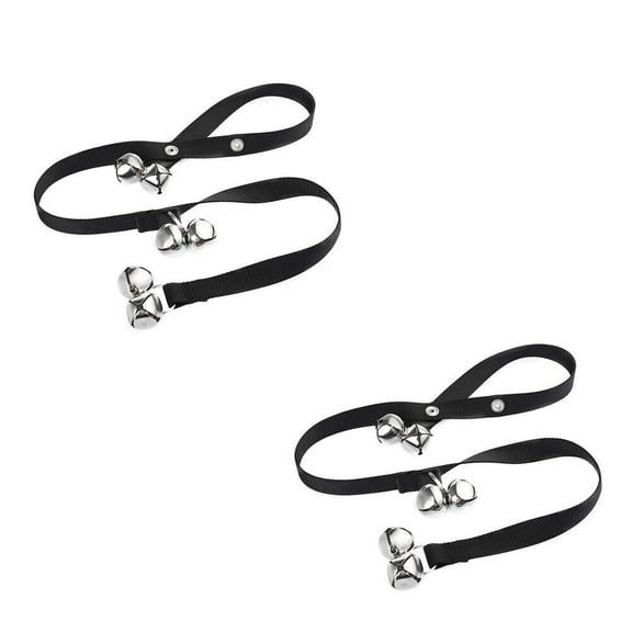 US 2 Pack Pet Dog Puppy Potty Training Door Bells Rope Housebreaking Anti Lost