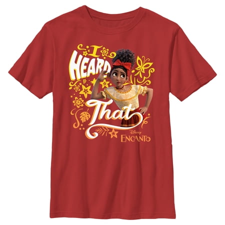 Boy s Encanto Dolores I Heard That Graphic Tee Red Medium