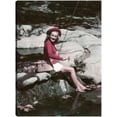 thumbnail image 1 of Cuadro Decorativo - Chica de pesca con mosca vintage, 1 of 3