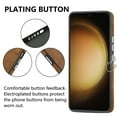 thumbnail image 5 of Nalacover Slim Case for Samsung Galaxy S22 Case, Skin Friendly PU Leather Soft Lining Cover, Lightweight TPU Shockproof Plating Buttons Lens Protection Case for Samsung Galaxy S22, Brown, 5 of 8