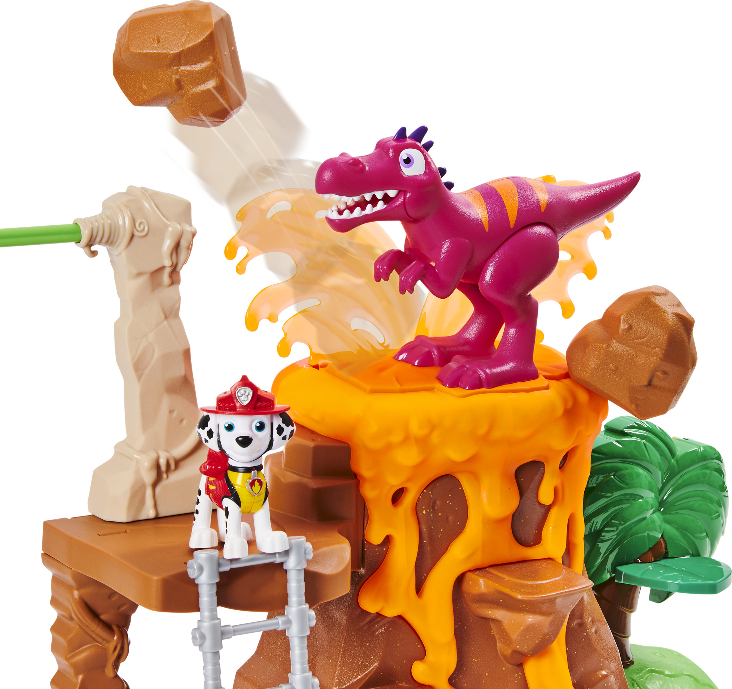 PAW Patrol, Dino Rescue Volcano Playset with Zipline and 3 Exclusive Figures, Walmart Exclusive - image 4 of 8