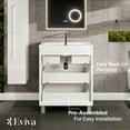 thumbnail image 6 of EVIVA Joy White Freestanding 28 Inch Bathroom Vanity, 6 of 7