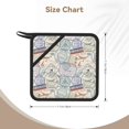 thumbnail image 2 of 1 PCS Pot Holders for Kitchen - Heat Resistant Silicone Pot Holders with Hanging Loop, Postmark Pattern travel Non Slip Oven Hot Pads, Potholders for Decor Baking Cooking Kitchen, 2 of 6