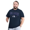 thumbnail image 2 of Men's G-III Sports by Carl Banks  Navy Colorado Avalanche Adaptive Classic Team Graphic T-Shirt, 2 of 6