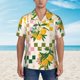 thumbnail image 2 of Fotbe Fruit Camisa Hawaiana para Hombre Unisex – Camisa Casual de Verano con Botones de Manga Corta de Algodón y Lino,Large, 2 of 7
