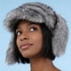 thumbnail image 5 of Gorra de béisbol de invierno con orejas largas y peludas para hombre y mujer | Gorro cálido de visón sintético con orejeras para clima frío, senderismo y regalos, 5 of 5