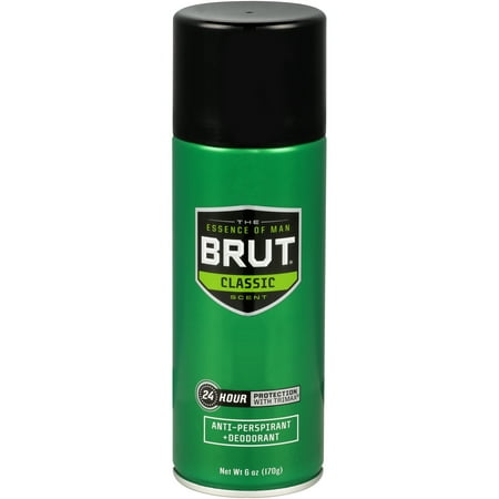 BRUT Anti-Perspirant + Deodorant Classic Scent, 6.0 OZ
