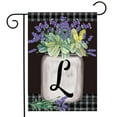 thumbnail image 2 of Briarwood Lane Farmhouse Monogram Letter L Garden Flag, 2 of 4