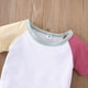 thumbnail image 4 of Gibobby Conjunto de ropa para bebé y niños pequeños bebés Niñass Primavera Verano Patchwork algodón manga corta camiseta pantalones cortos sudadera trajes ropa(Azul, 12-18 Meses), 4 of 5