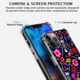 thumbnail image 3 of Hippie Skull Case for iPhone 14 Pro ,Aesthetic Art Design Pattern TPU Shock Proof Cover Case, 3 of 5