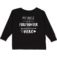 thumbnail image 3 of Inktastic My Uncle is a Firefighter and a Hero Boys or Girls Long Sleeve Toddler T-Shirt, 3 of 5