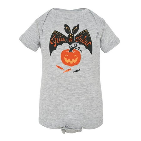 

Bat With Pumpkin Bodysuit Infant -Image by Shutterstock 12 Months