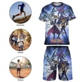 thumbnail image 4 of Kids Yu-Gi-Oh Short Sleeve T-Shirt And Shorts Outfit Set Athletic Mesh Shorts Set for Boys, 4 of 7
