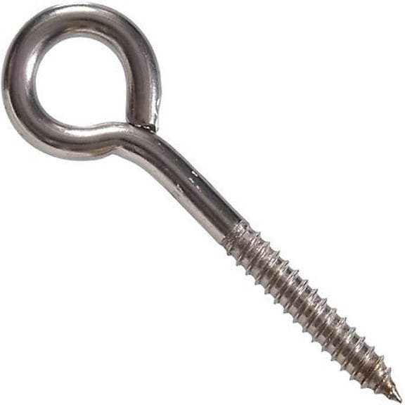 Hillman Hardware Essentials 321174 Stainless Steel Lag Eye Bolt 3/8" X 4-1/2"