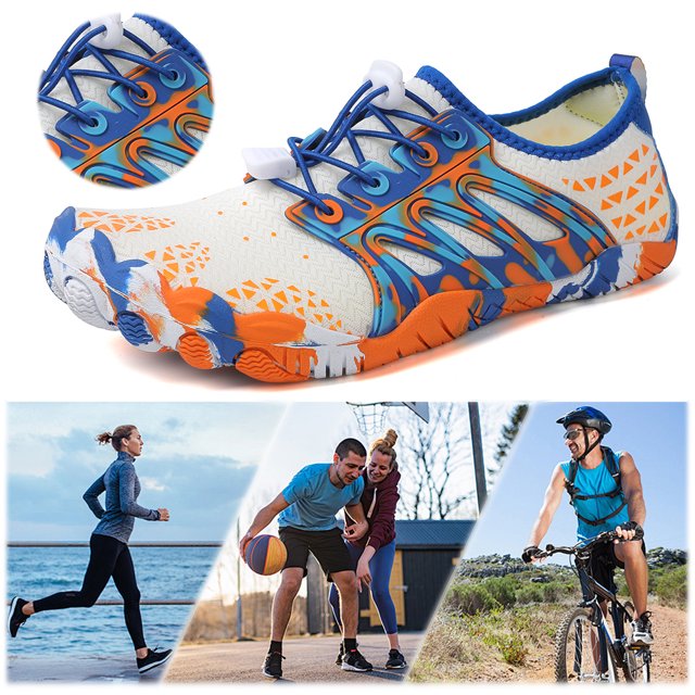 Buceo Suaves Zapatos Playa Descalzos Ligeros para El Antideslizante Transpirable Secado Rápido Senderismo Kayak Surf Aqua