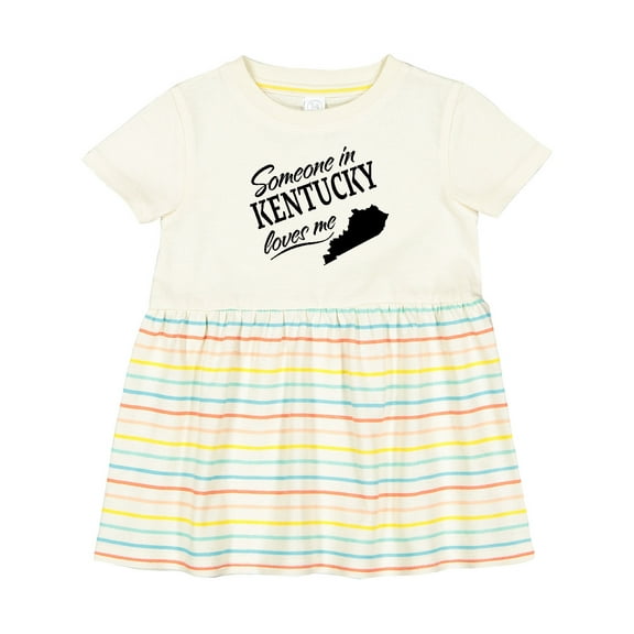 Inktastic Someone in Kentucky Loves Me Girls Baby Dress