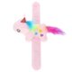 thumbnail image 1 of Plush Slap Bracelet Pink Decorative Cartoon Unicorn for Playtime Excitement, 1 of 5