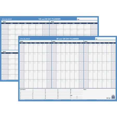 at a glance aagpm23928 90 120 day erasable wall planner 1 each