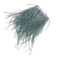 thumbnail image 1 of destyer Ruban de Garniture à Franges pour Autruche Teint en 1 Yard Gris Vert, 1 of 5