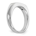 thumbnail image 6 of Solid 14K White Gold Five Stone Diamond Channel Set Wedding Band Ring Size 5.5 (.7 cttw.), 6 of 7