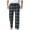 Navy, variant on Straight pants Checkered Men's Plaid Pajamas Straight Yoga Pants Home Pants Casual Pants Men Clothes