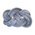 thumbnail image 3 of Almohada con nudo de mano PP, poliéster nórdico, bonita almohada DIY acogedora para la cintura, cojín para el suelo para sala de estar, oficina, hogar gris claro mayimx Almohada de bola de nudo, 3 of 9