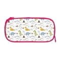 thumbnail image 3 of Vsdgher Dinosaur Print Large Capacity Pencil Case Pouch with Zipper, Portable Aesthetic Big Capacity Pencil Cases Pen Office Travel Stationery Bag, 3 of 8