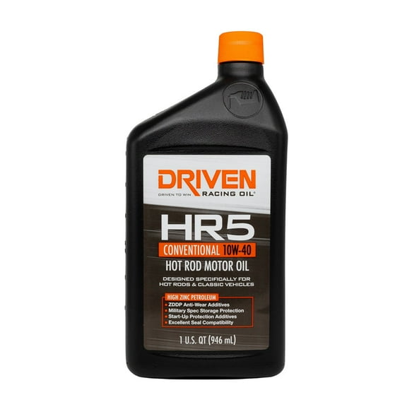 Driven/Joe Gibbs 03806 Oil HR Series SAE 10W40 Conventional 1 Qt  Single