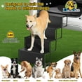 thumbnail image 5 of Dog Car Ramp ,Portable 5-Step Aluminum Pet Stairs with Non-Slip Surface, 17.3" Wide Foldable Dog Steps for Cars, SUVs, High Beds, and Trucks, 5 of 11