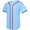 Sky Blue, variant on YONGHS Mens Baseball Jersey Shirts Sports Uniform Softball Tops Undershirt Hipster Hip Hop T Shirt Black M