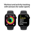 thumbnail image 3 of Apple Watch Series 10 GPS Smartwatch – 46mm Rose Gold Aluminum Case, Light Blush Sport Band (M/L) – Open Box, 3 of 5