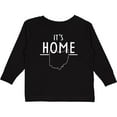 thumbnail image 3 of Inktastic It's Home State of Ohio Outline Boys or Girls Long Sleeve Toddler T-Shirt, 3 of 5