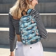 thumbnail image 5 of Balery Sea Marine And Lighthouse Mochila Clásica Impresa Básica para Viaje, Mochila Escolar Resistente al Agua, Mochila de Lona con Correas Ajustables-Medium, 5 of 5