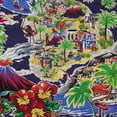thumbnail image 5 of Men's Hawaiian Shirt Short Sleeve Button-down 100% Cotton White Aloha Hawaiian Vibes, 5 of 7