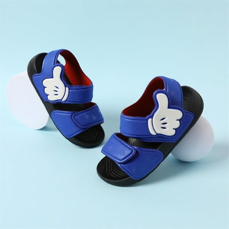 

Toddler Kids Sandals With Cartoon Animal Decor