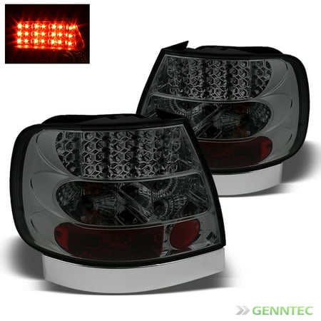 Audi S4 Set - Smoked 1996-2001 Audi A4 S4 LED Tail Lights Smoke Lamps Rear Brake New Set Pair Left+Right 1997 1998 1999 2000