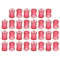 Uxcell 5mm LED Lamp Socket Light Emitting Diode Holder Cap, 30 Pack Red