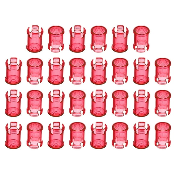Unique Bargains 5mm LED Lamp Socket Light Emitting Diode Holder Cap, 30 Pack Red