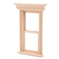thumbnail image 5 of Chocolate Miniature Window Model for Decoration Unpainted DIY Wooden Blank Window 3.5 x 2.8 inches, 5 of 5
