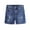 Deep Blue-2431, variant on KIDSCOOL SPACE Baby Girls Boys Jeans Shorts,Ripped Simple Design Cute Summer Denim Pants,Blue,2-3 Years