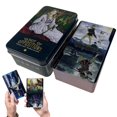 thumbnail image 2 of Cartas de Tarot de oposiciones versión en inglés con caja de hierro, juego de mesa de oráculo para el destino de la bruja, adivinación, prueba de fortuna familiar Fivean unisex, 2 of 2