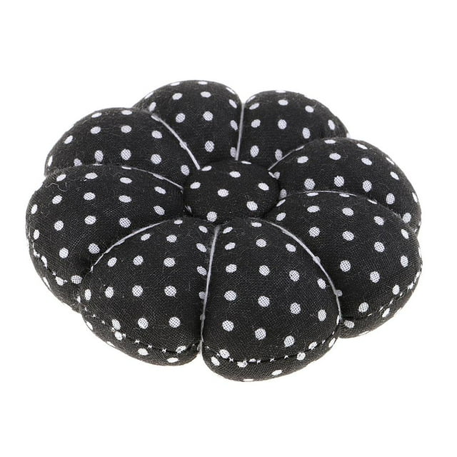 Pumpkin Wrist Wearable Needle Pin Cushion for DIY Sewing Crafts Black