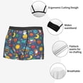 thumbnail image 4 of KLL Cartoon Space Men's Cotton Boxer Briefs Underwear-XX-Large, 4 of 8