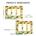thumbnail image 3 of Cartoon Cool Dinosaur Switch Cover Decorative Wall Plate 3-Gang Screwless Standard Size, 3 of 5