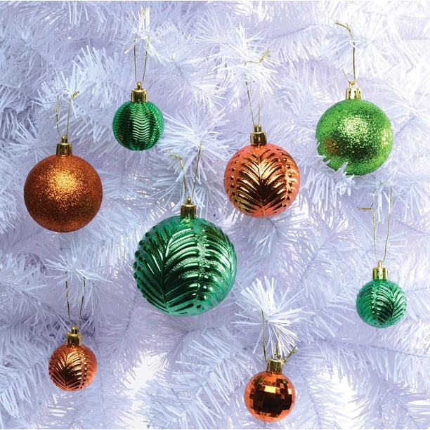 50 Boules De Noël Rouge Et Or Incassables - Décoration Sapin Élégante Et Durable