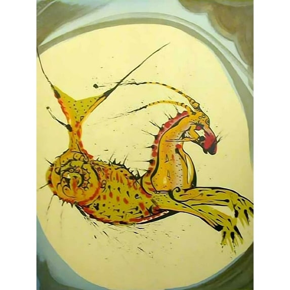 Salvador Dalì - Capricorn - Canvas OR Print Wall Art