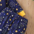 thumbnail image 6 of NOLDARES Toddler Kids Pajamas 2pcs Long Sleeves Pjs Sets Print PJs for Girl Boys Fall Winter Sleepwear(H020-Yellow), 6 of 9